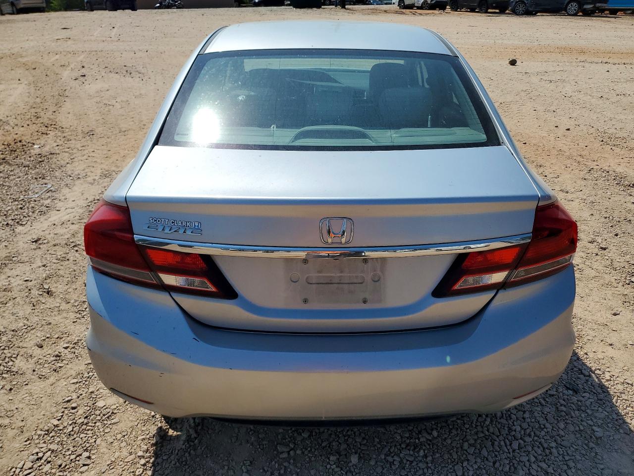 2013 Honda Civic Lx Silver vin: 2HGFB2F52DH546238