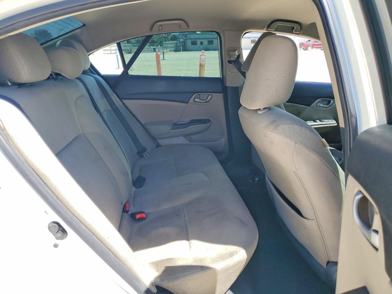 2013 Honda Civic Lx White vin: 2HGFB2F52DH548541