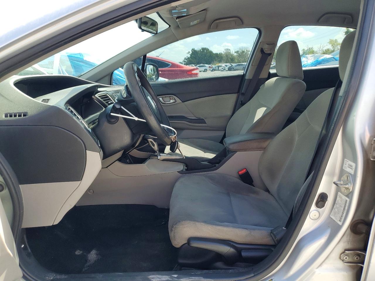2013 Honda Civic Lx Silver vin: 2HGFB2F52DH551200
