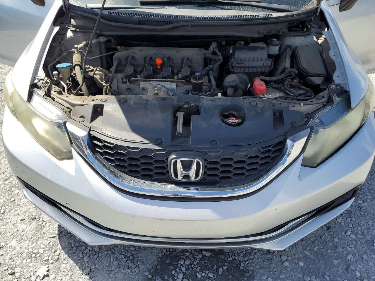 2013 Honda Civic Lx Silver vin: 2HGFB2F52DH551200