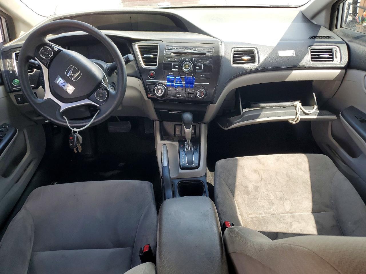2013 Honda Civic Lx Silver vin: 2HGFB2F52DH551200