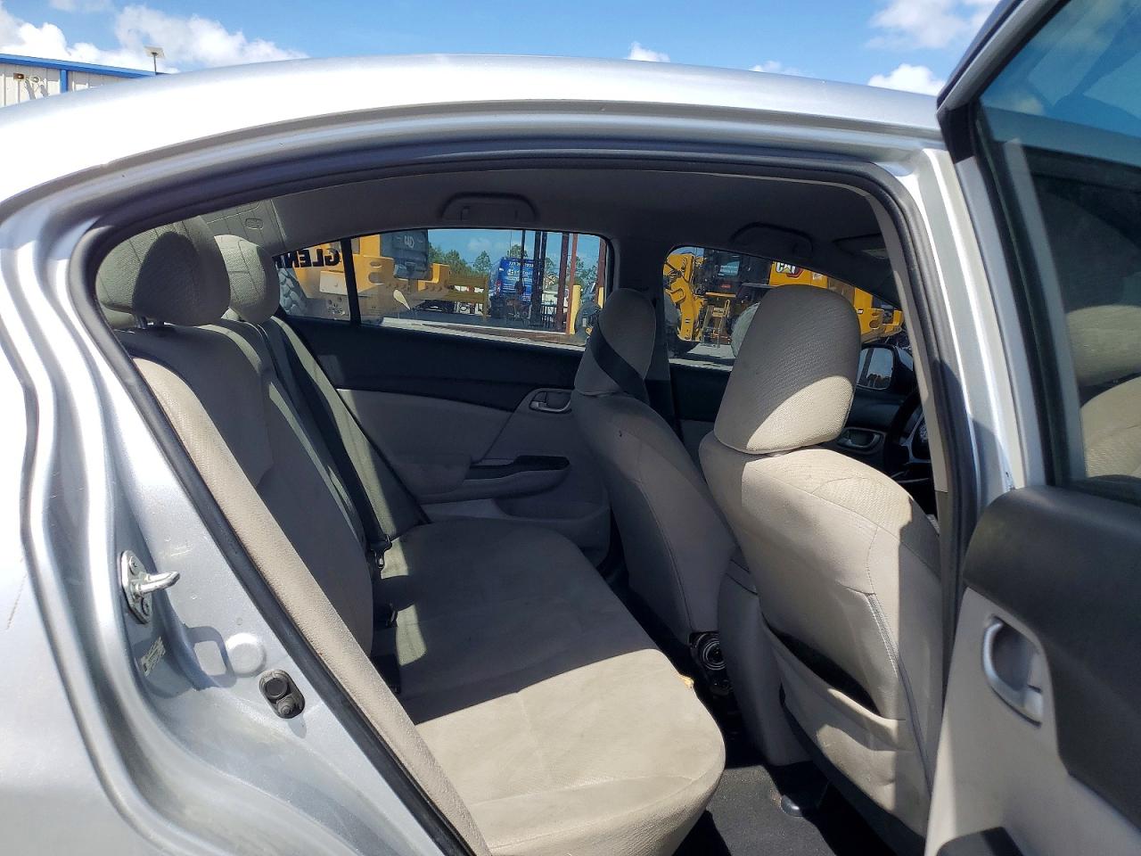 2013 Honda Civic Lx Silver vin: 2HGFB2F52DH551200