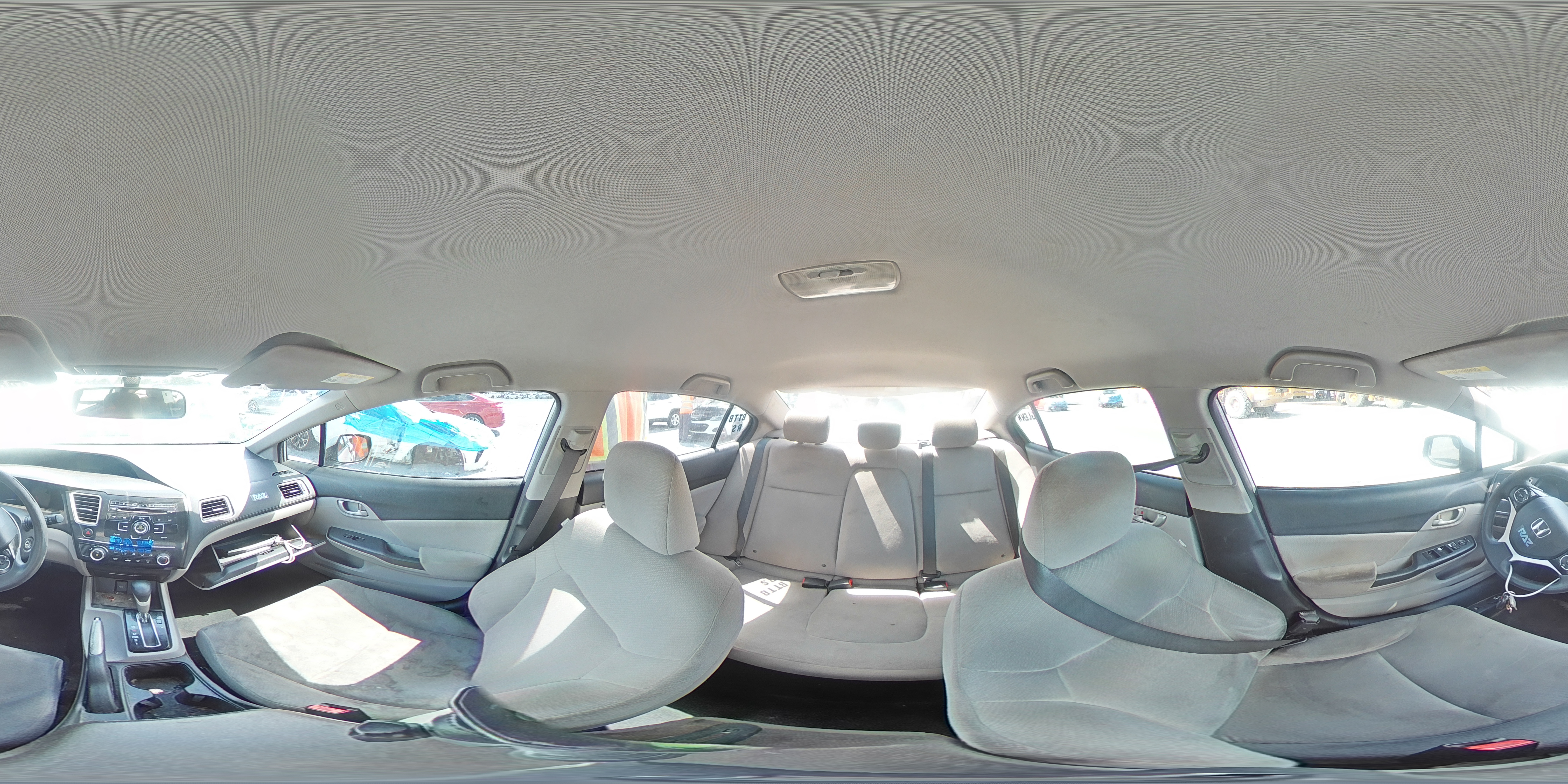 2013 Honda Civic Lx Silver vin: 2HGFB2F52DH551200