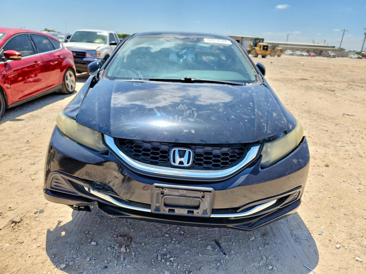 2013 Honda Civic Lx Black vin: 2HGFB2F52DH558437