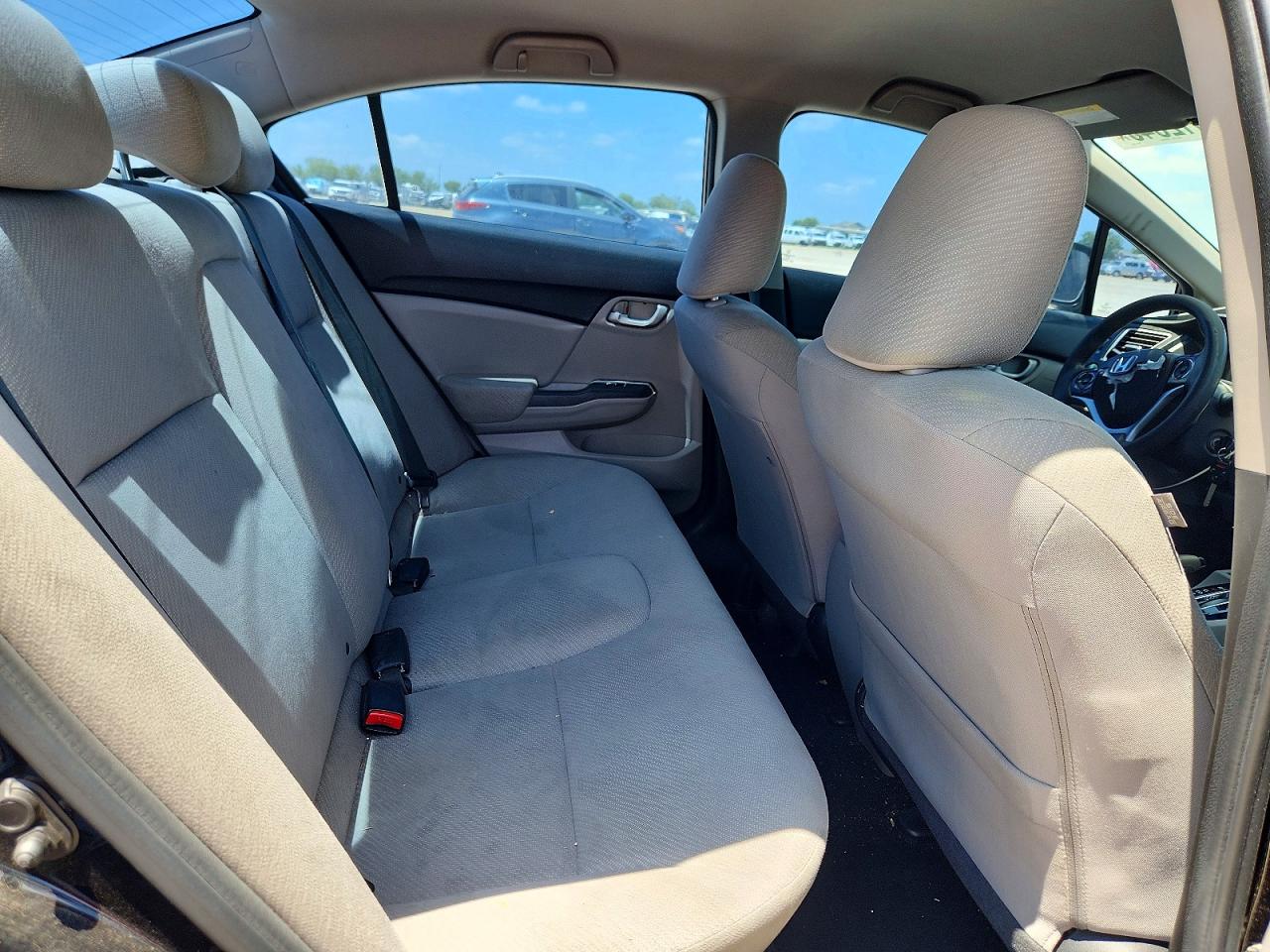 2013 Honda Civic Lx Black vin: 2HGFB2F52DH558437