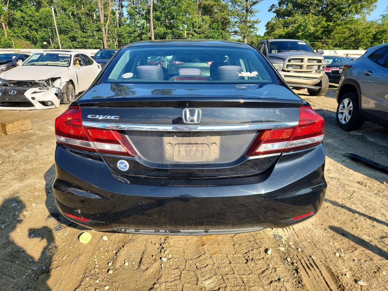 2013 Honda Civic Lx Black vin: 2HGFB2F52DH566182
