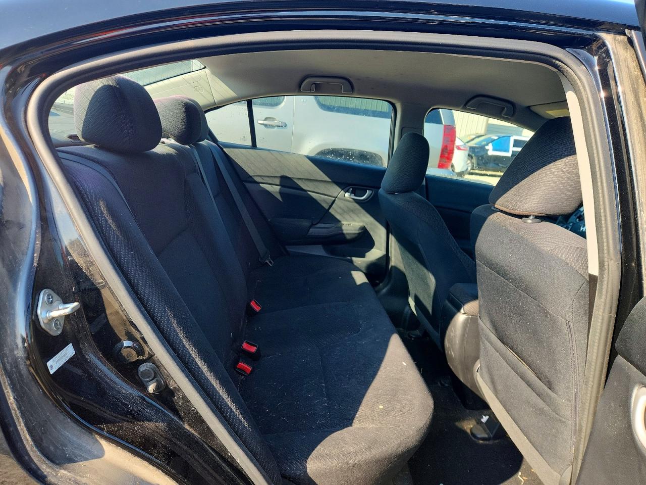 2013 Honda Civic Lx Black vin: 2HGFB2F52DH566182