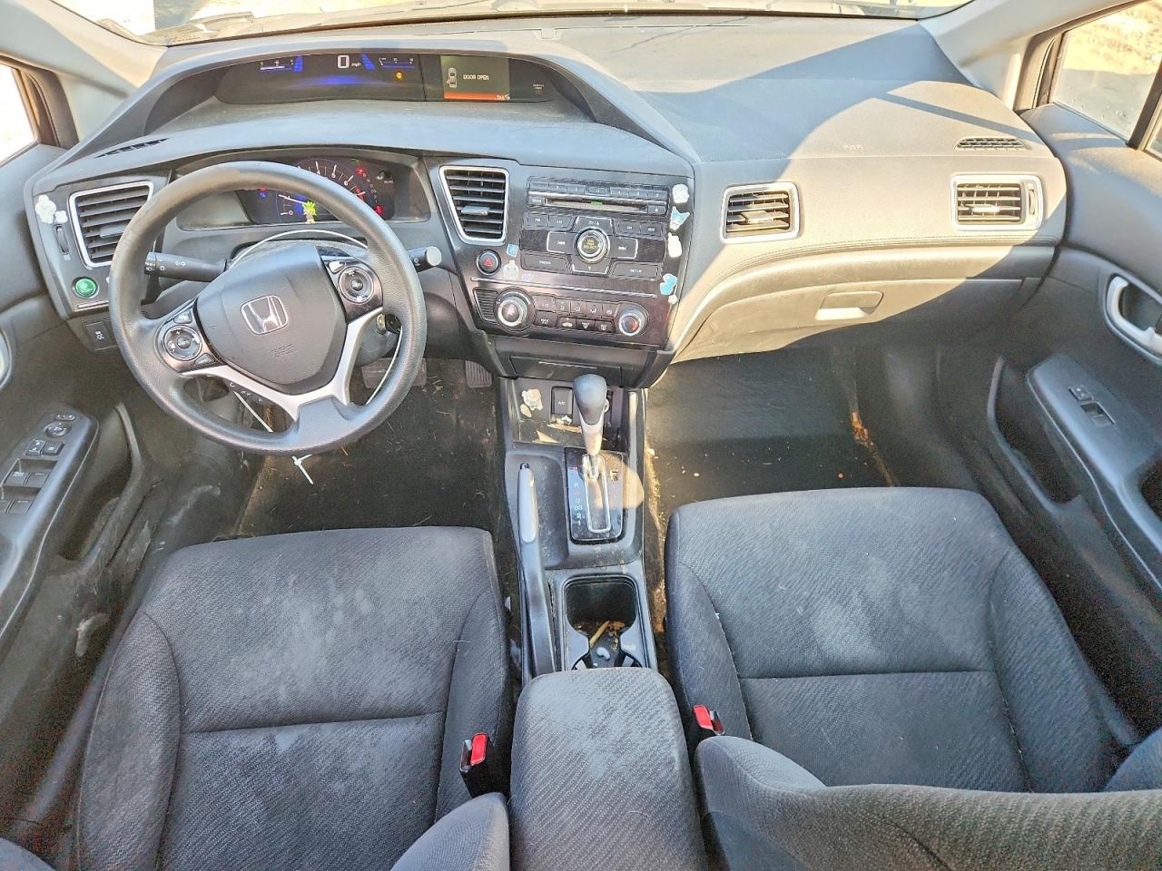 2013 Honda Civic Lx Black vin: 2HGFB2F52DH566182