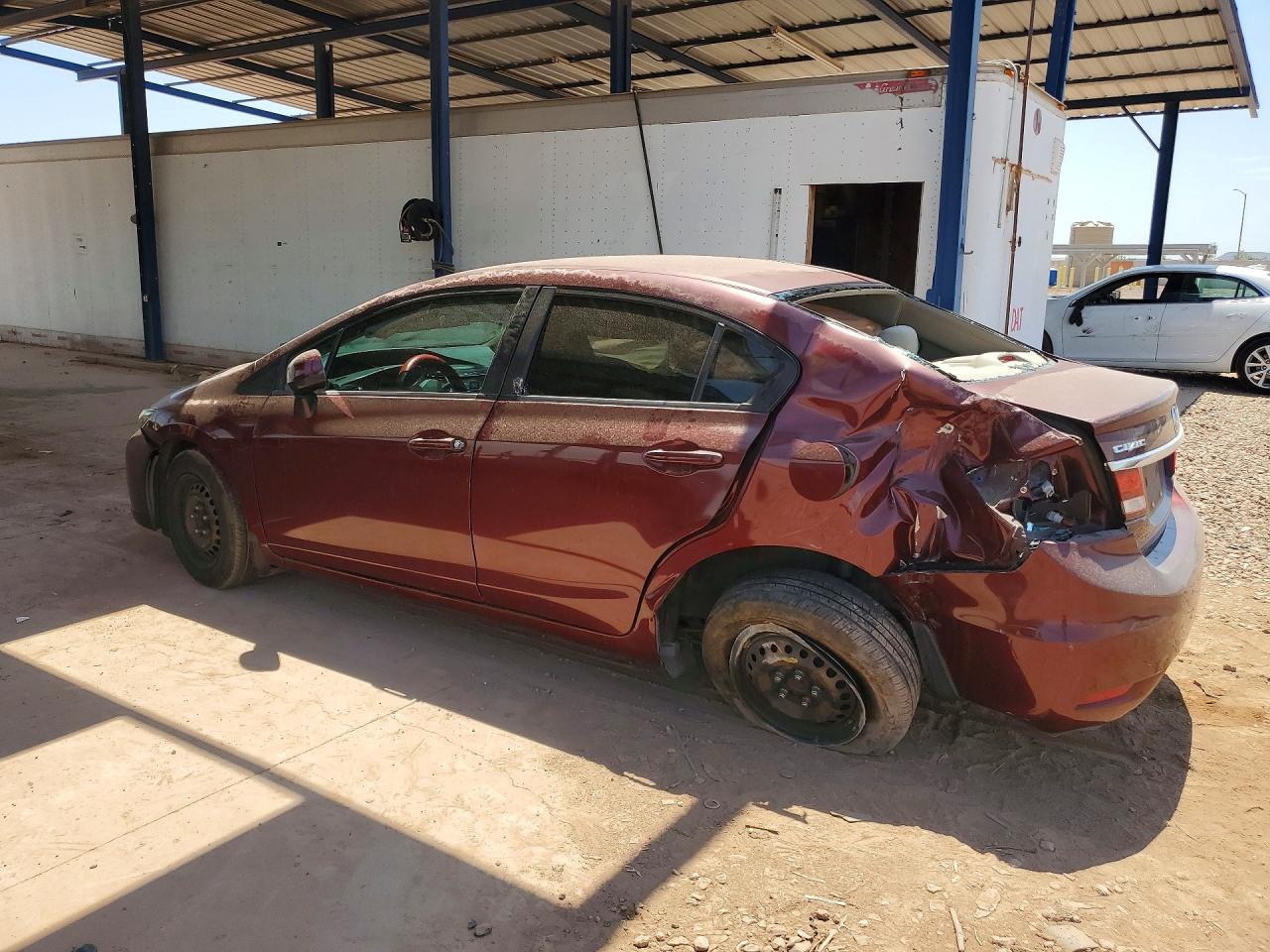 2013 Honda Civic Lx Maroon vin: 2HGFB2F52DH571382