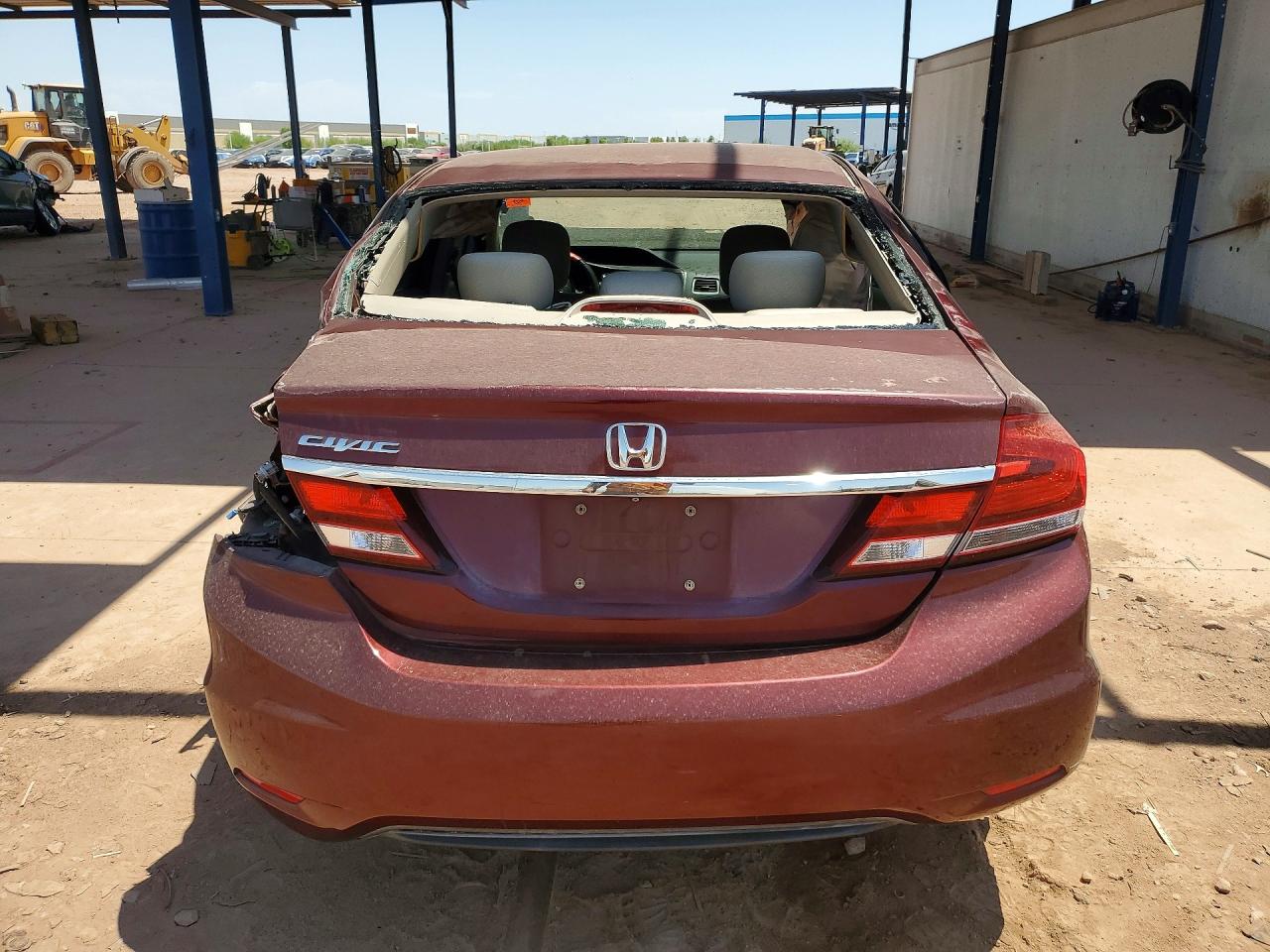 2013 Honda Civic Lx Maroon vin: 2HGFB2F52DH571382