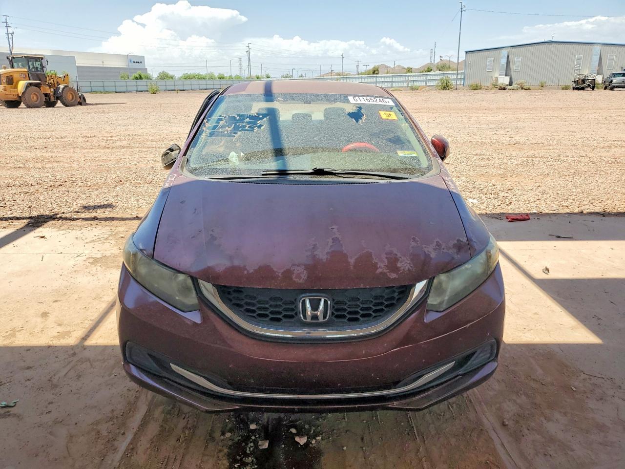 2013 Honda Civic Lx Maroon vin: 2HGFB2F52DH571382