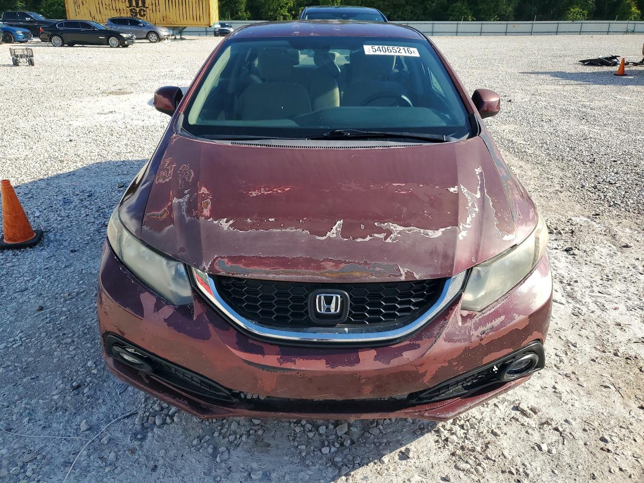 2013 Honda Civic Lx Maroon vin: 2HGFB2F52DH575559