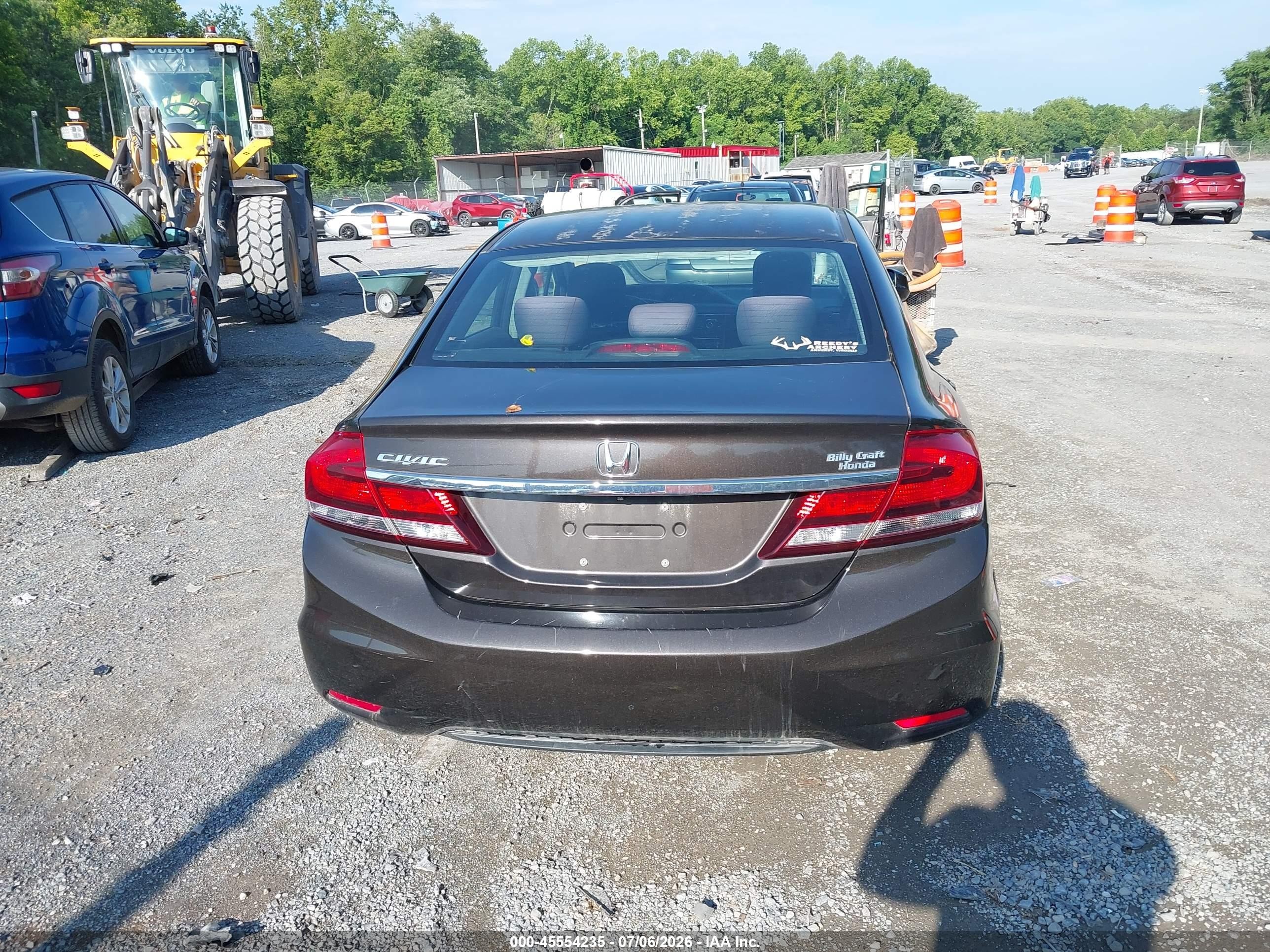 2013 Honda Civic Lx Black vin: 2HGFB2F52DH576419