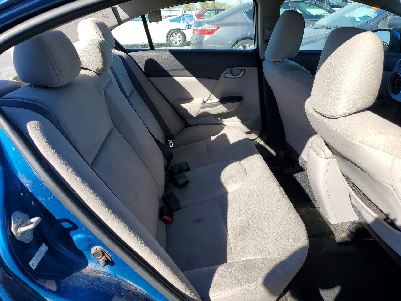 2013 Honda Civic Lx Blue vin: 2HGFB2F52DH577408