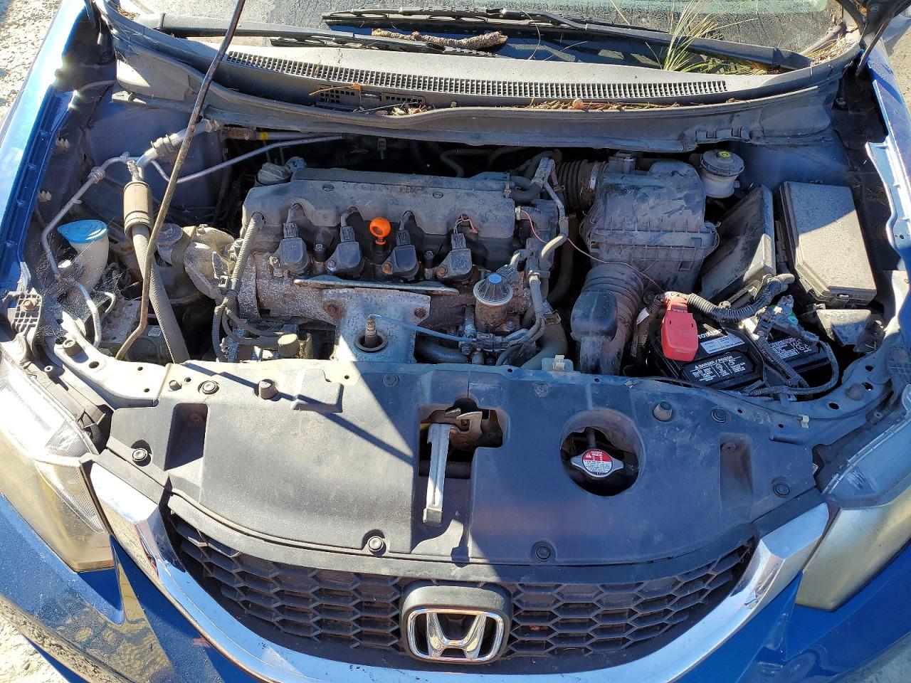 2013 Honda Civic Lx Blue vin: 2HGFB2F52DH577408
