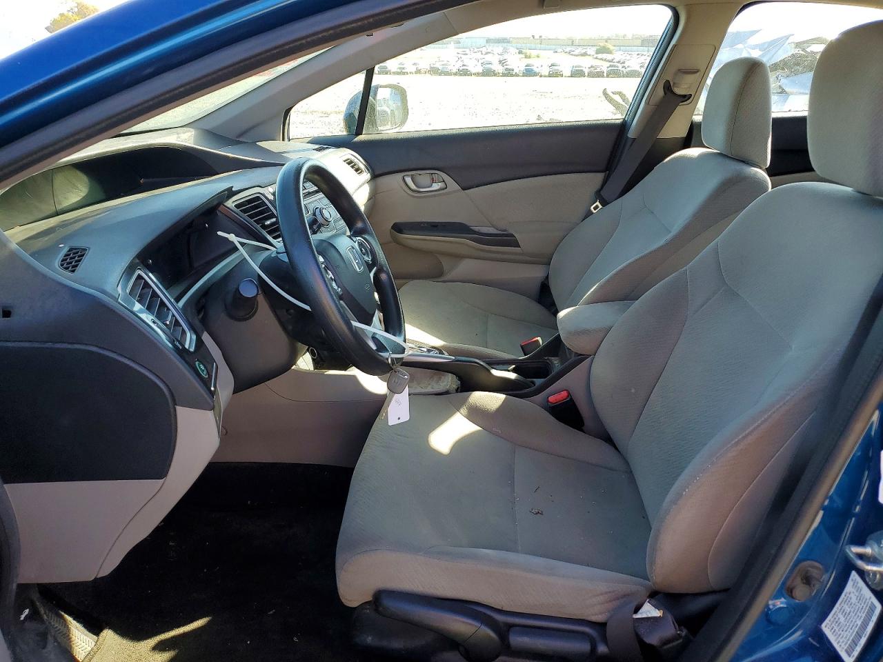 2013 Honda Civic Lx Blue vin: 2HGFB2F52DH577408