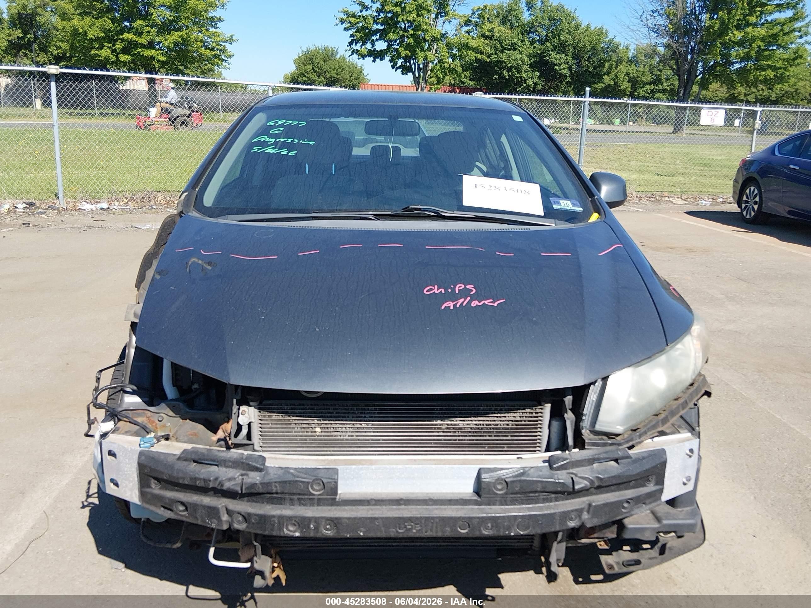 2013 Honda Civic Lx Gray vin: 2HGFB2F52DH578901