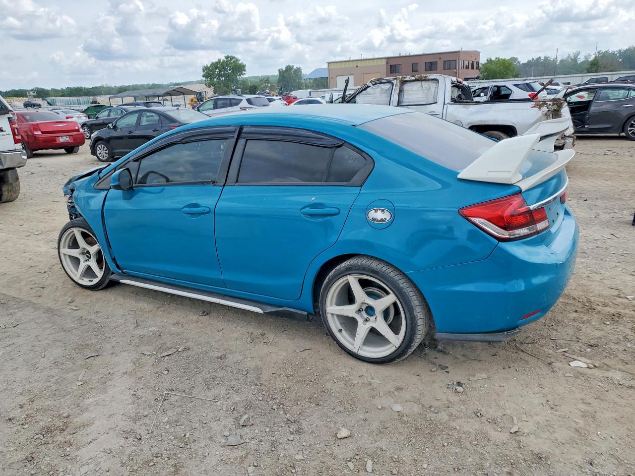 2013 Honda Civic Lx Синий vin: 2HGFB2F52DH587324