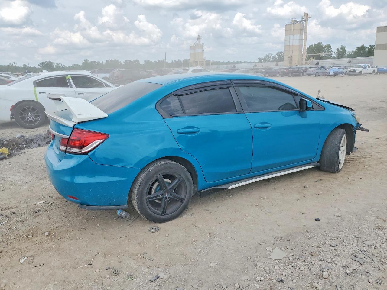 2013 Honda Civic Lx Синий vin: 2HGFB2F52DH587324