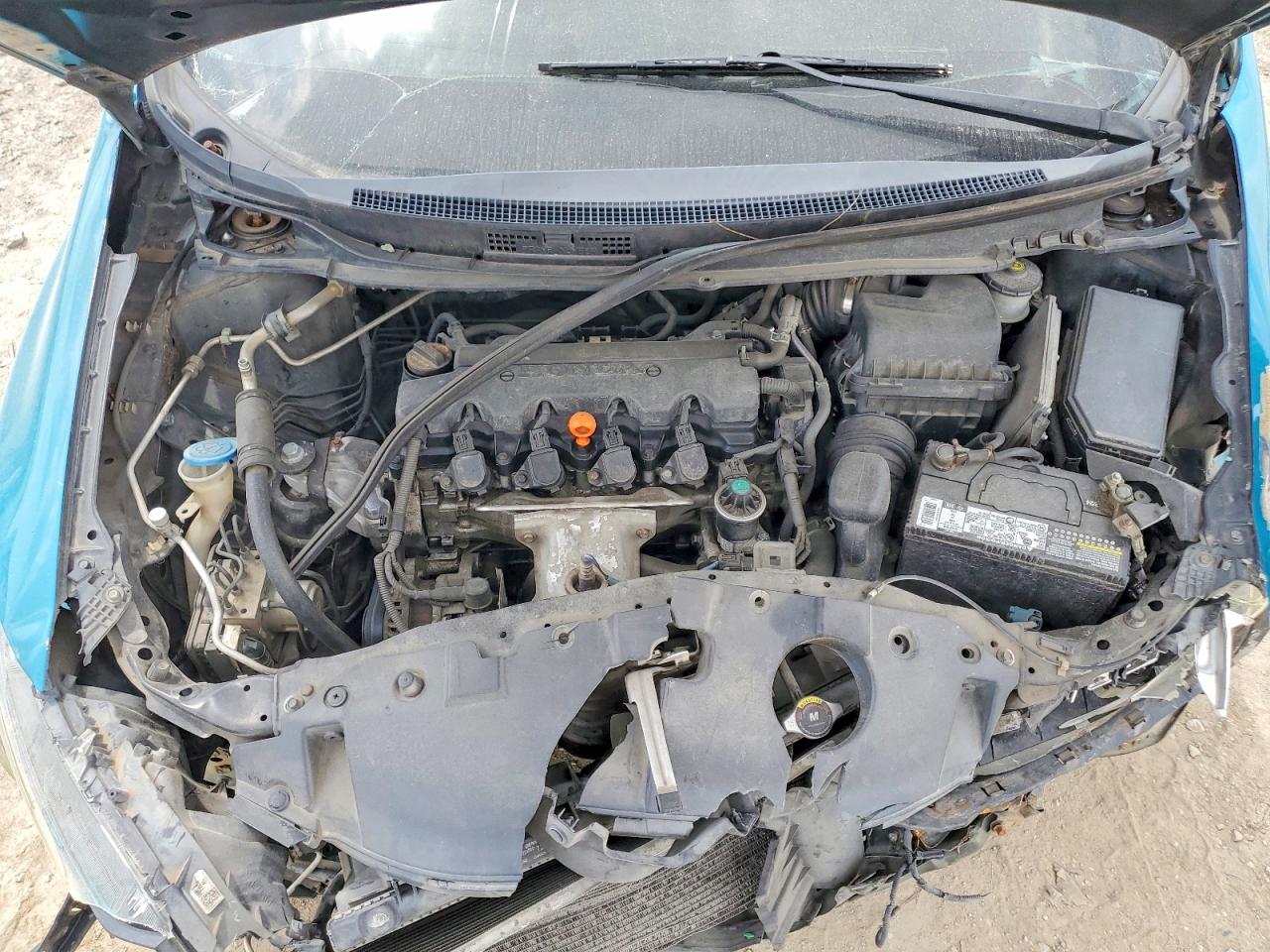 2013 Honda Civic Lx Синий vin: 2HGFB2F52DH587324