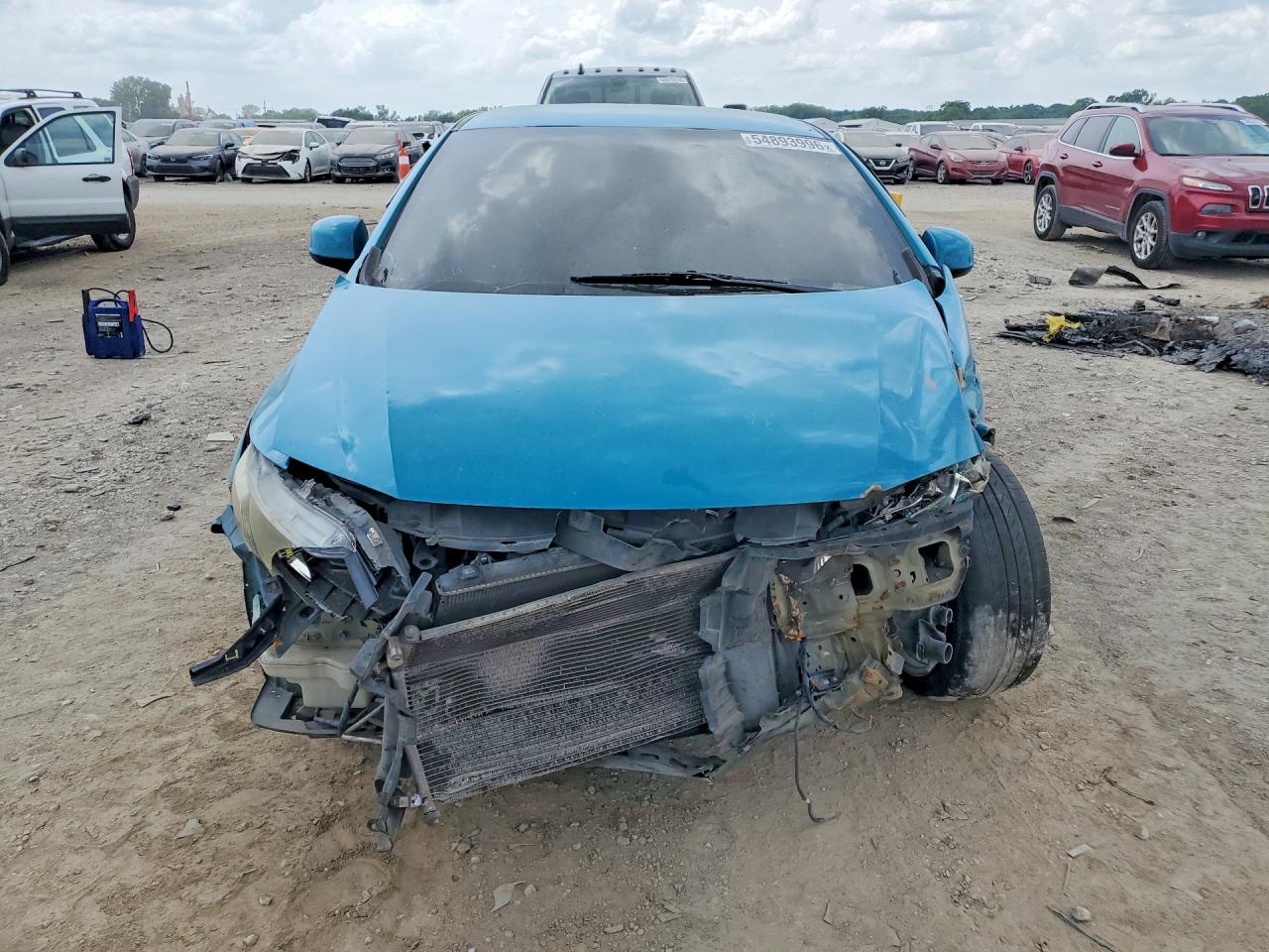 2013 Honda Civic Lx Синий vin: 2HGFB2F52DH587324