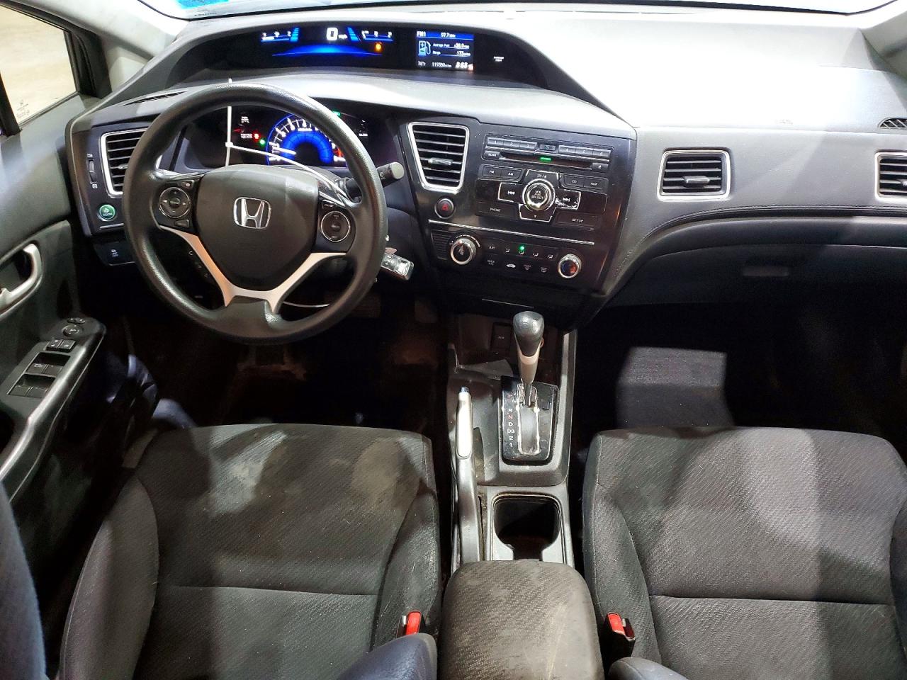 2013 Honda Civic Lx Brown vin: 2HGFB2F52DH597626
