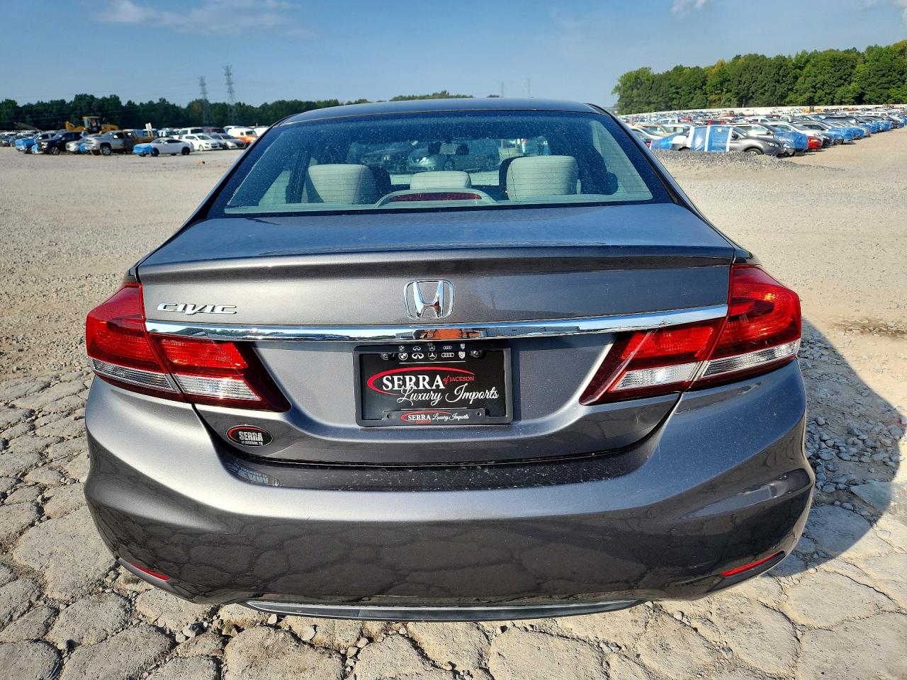 2013 Honda Civic Lx Gray vin: 2HGFB2F52DH598517