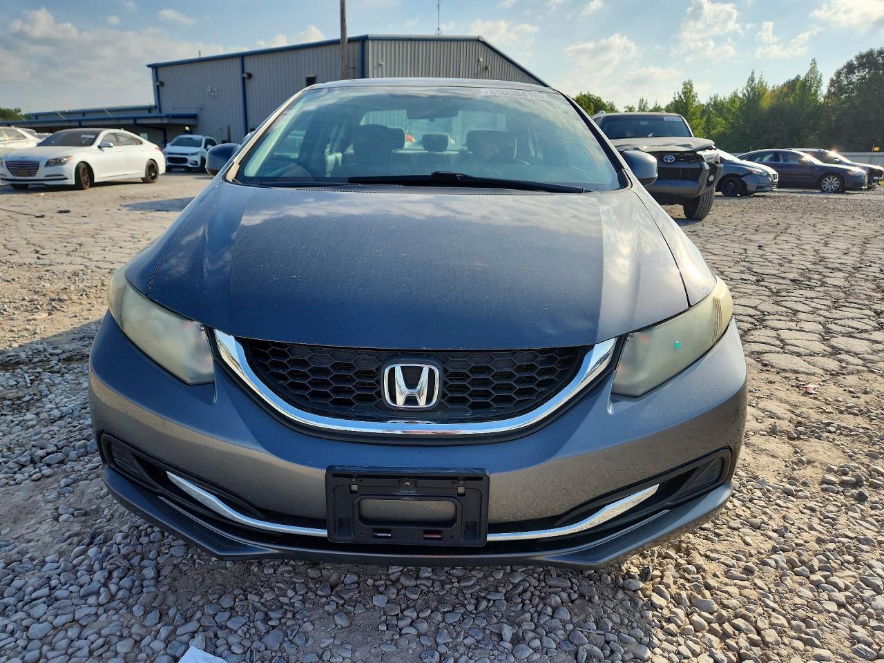 2013 Honda Civic Lx Gray vin: 2HGFB2F52DH598517