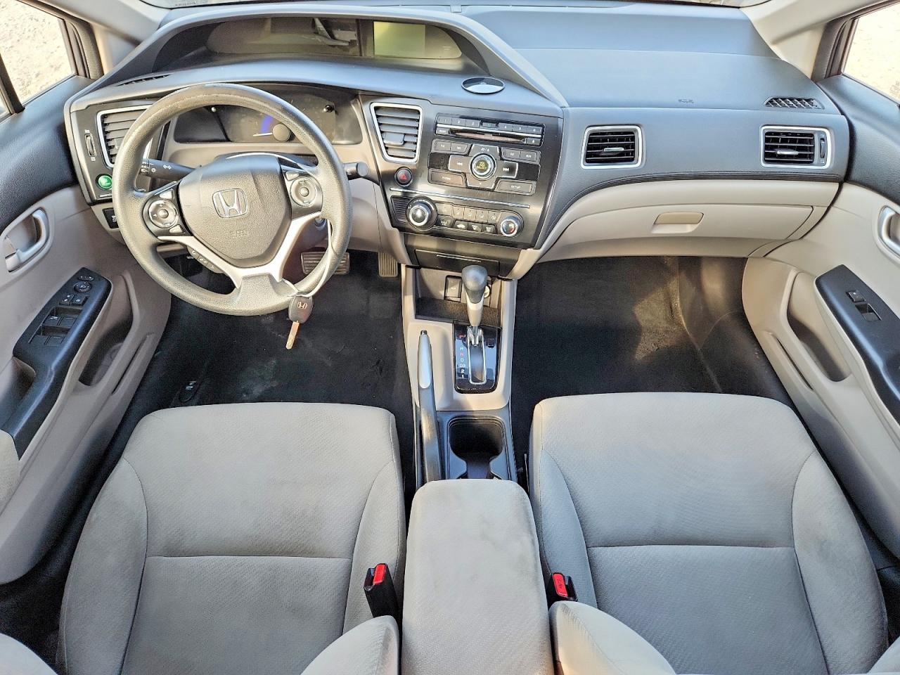 2013 Honda Civic Lx Gray vin: 2HGFB2F52DH598517