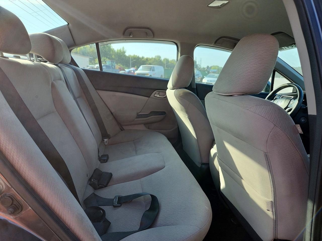 2013 Honda Civic Lx Gray vin: 2HGFB2F52DH598517