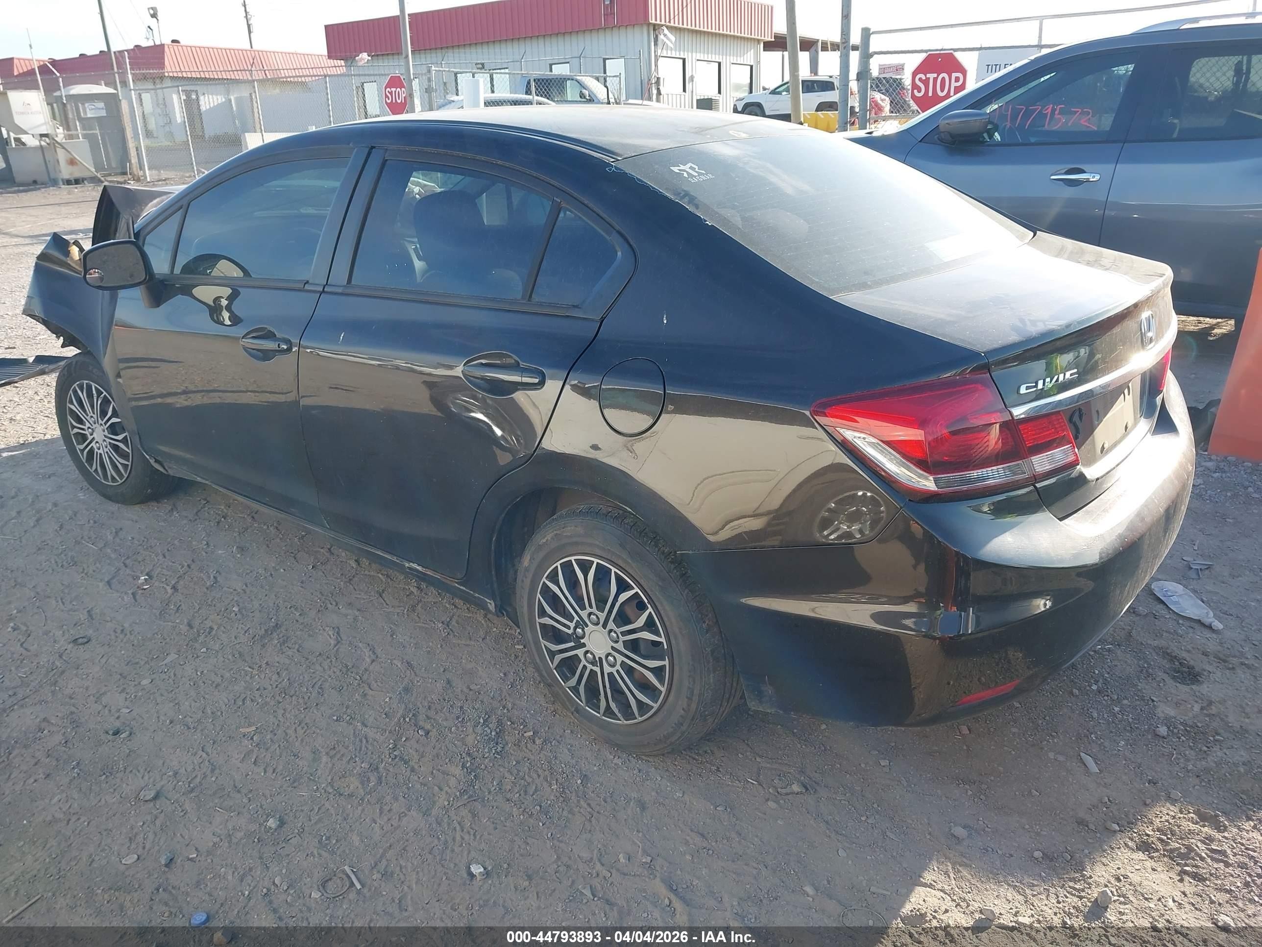 2013 Honda Civic Lx Черный vin: 2HGFB2F52DH599280