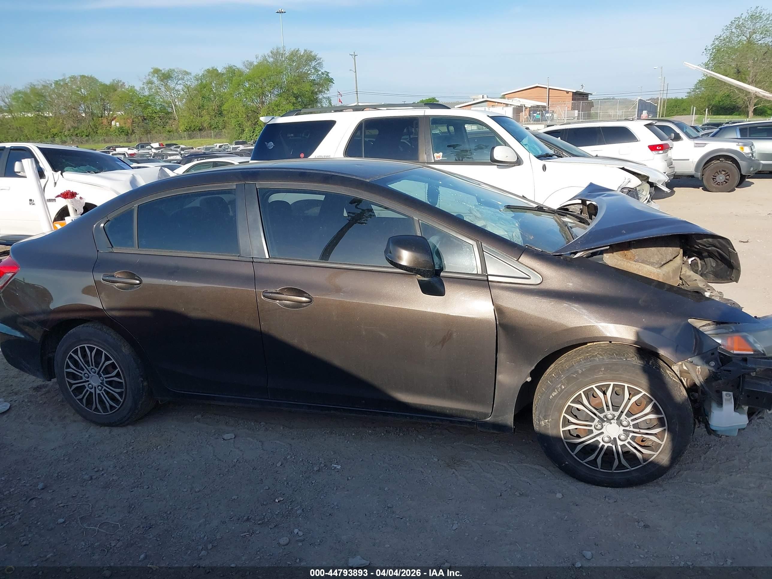 2013 Honda Civic Lx Черный vin: 2HGFB2F52DH599280