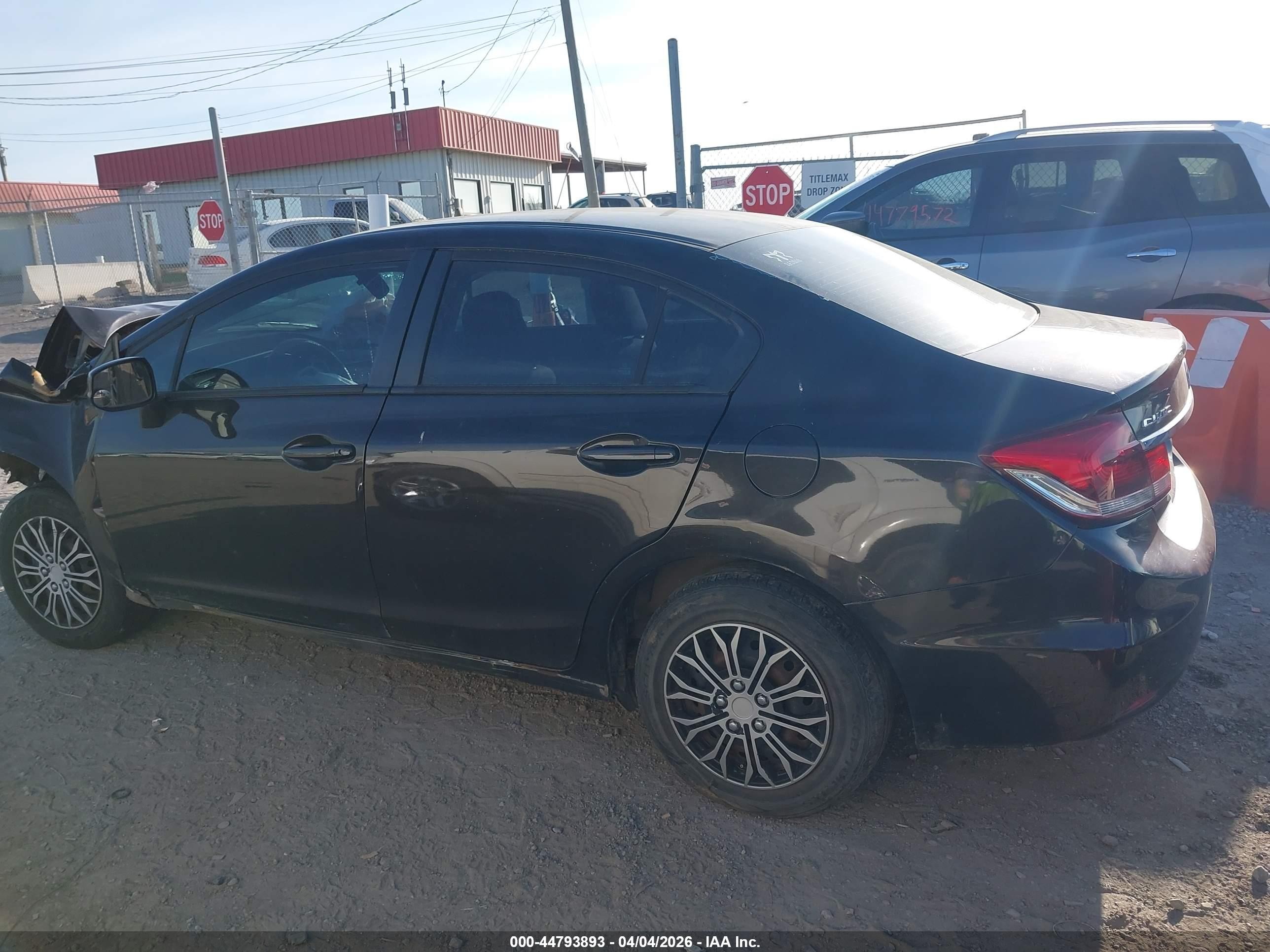 2013 Honda Civic Lx Черный vin: 2HGFB2F52DH599280