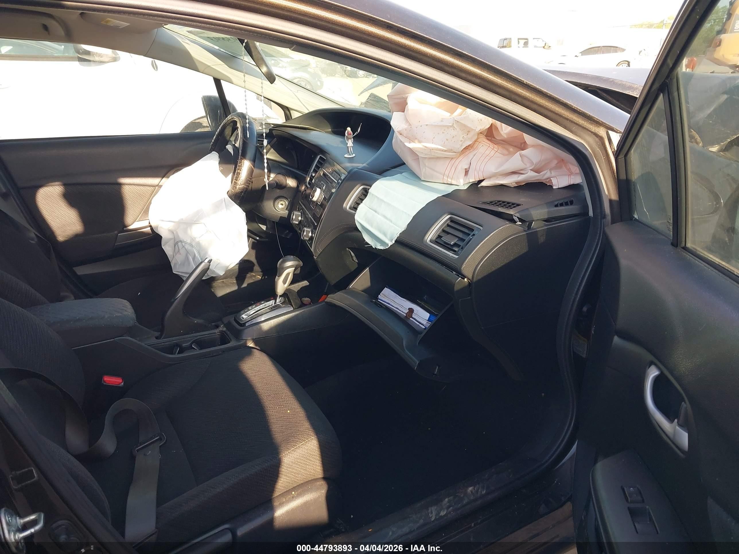 2013 Honda Civic Lx Черный vin: 2HGFB2F52DH599280