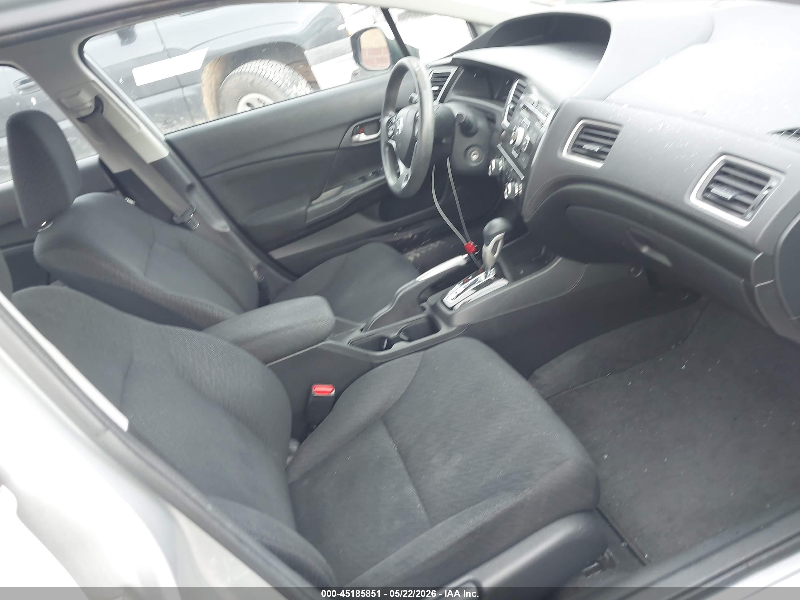 2013 Honda Civic Lx Silver vin: 2HGFB2F52DH600220