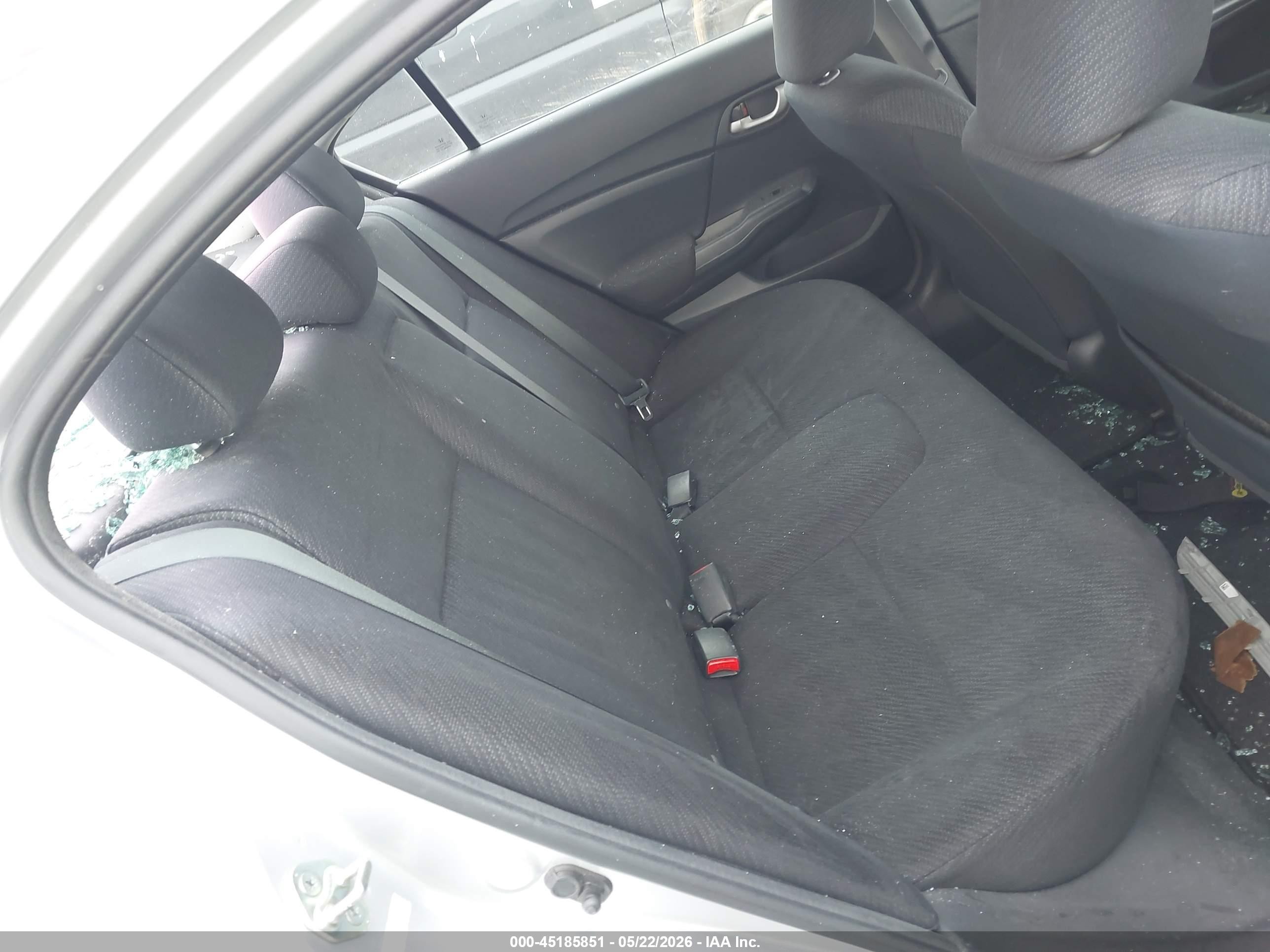 2013 Honda Civic Lx Silver vin: 2HGFB2F52DH600220