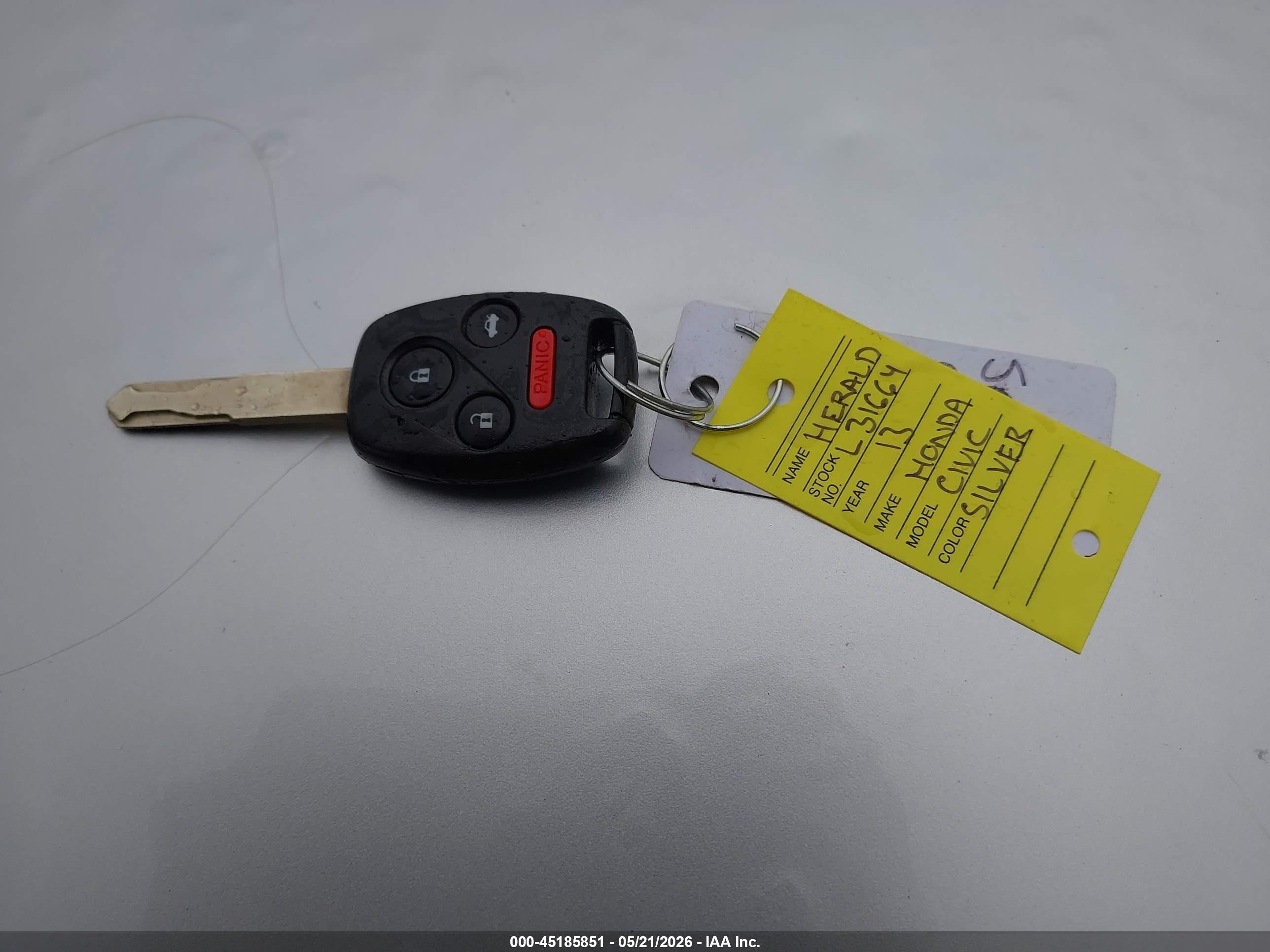 2013 Honda Civic Lx Silver vin: 2HGFB2F52DH600220
