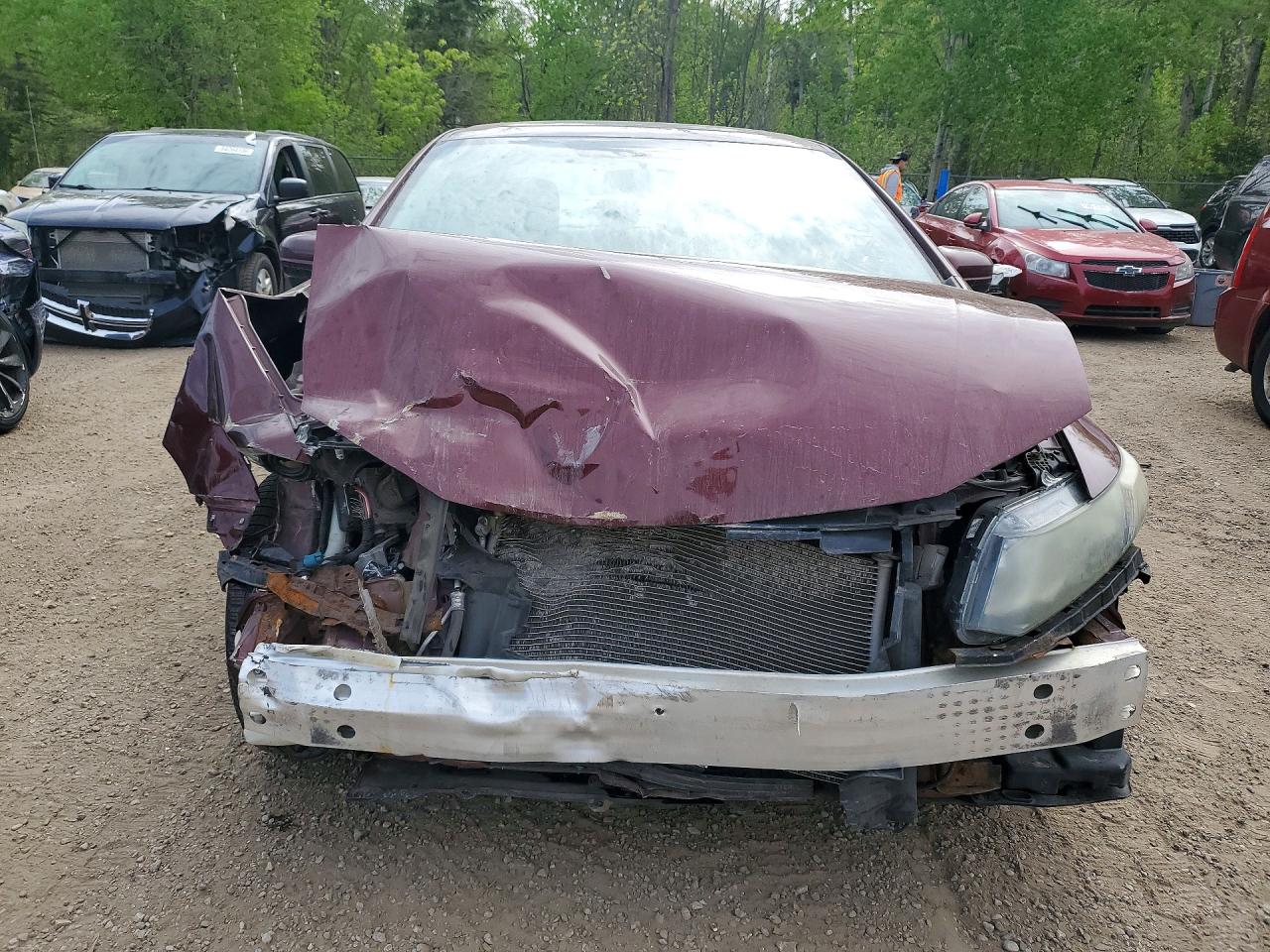 2014 Honda Civic Lx Burgundy vin: 2HGFB2F52EH014599