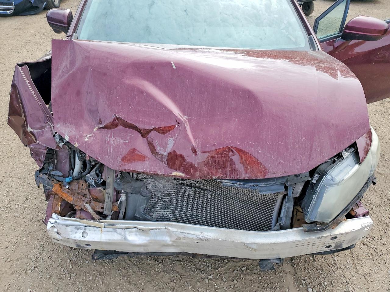 2014 Honda Civic Lx Burgundy vin: 2HGFB2F52EH014599