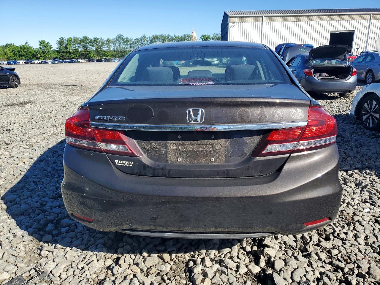 2014 Honda Civic Lx Black vin: 2HGFB2F52EH503651