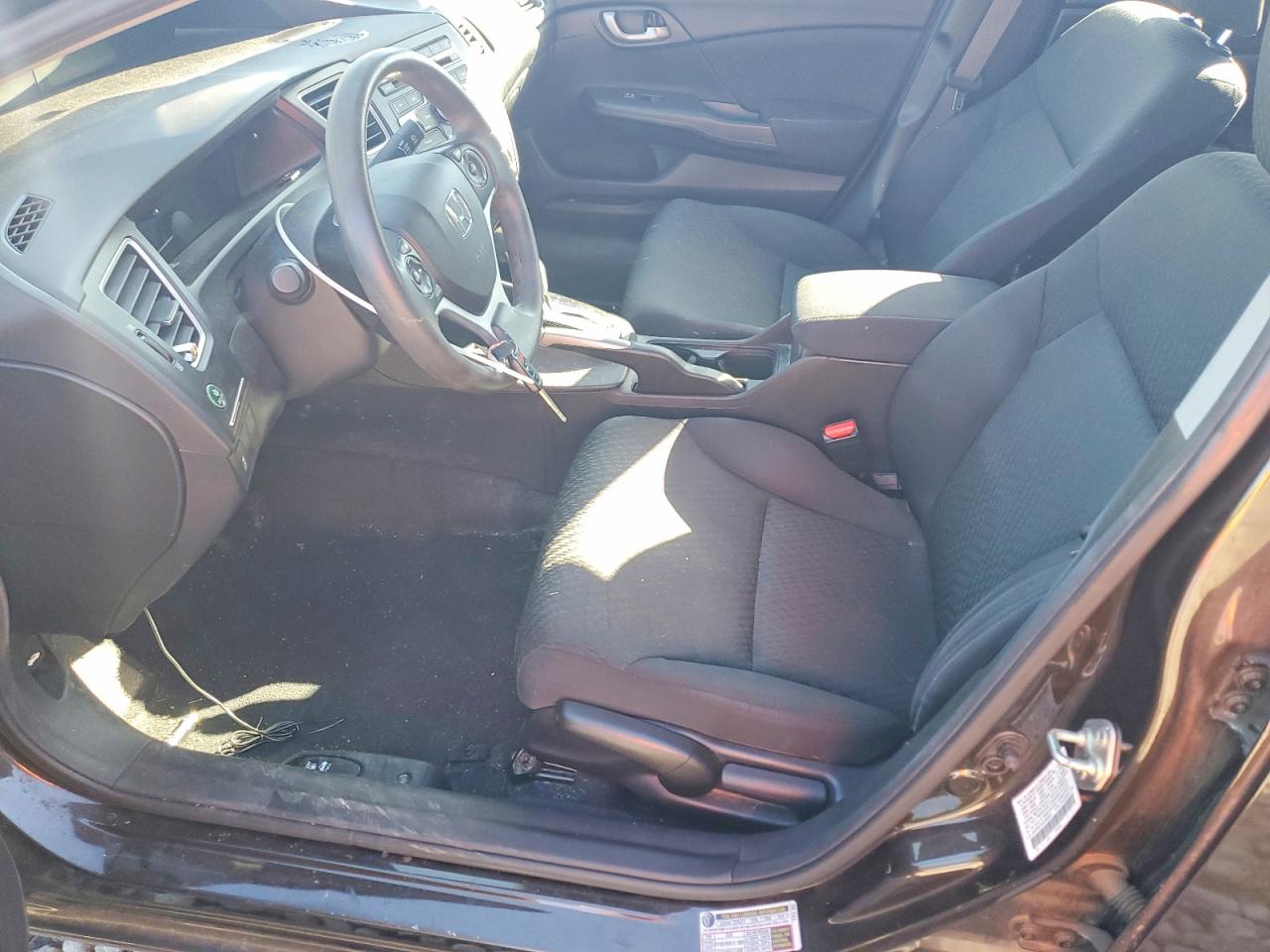2014 Honda Civic Lx Black vin: 2HGFB2F52EH503651