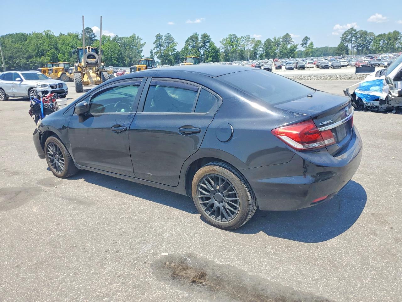 2014 Honda Civic Lx Черный vin: 2HGFB2F52EH508591