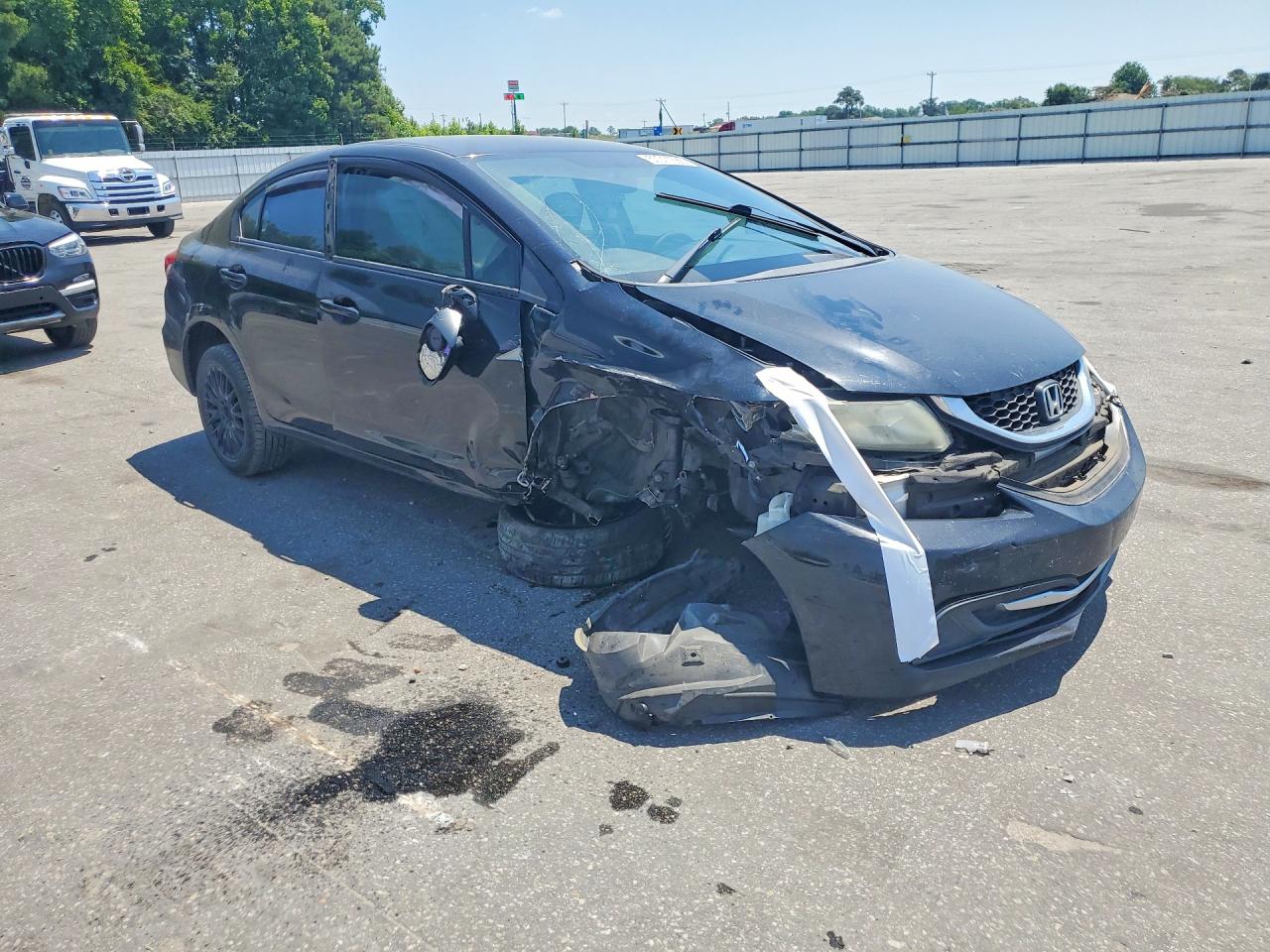 2014 Honda Civic Lx Черный vin: 2HGFB2F52EH508591