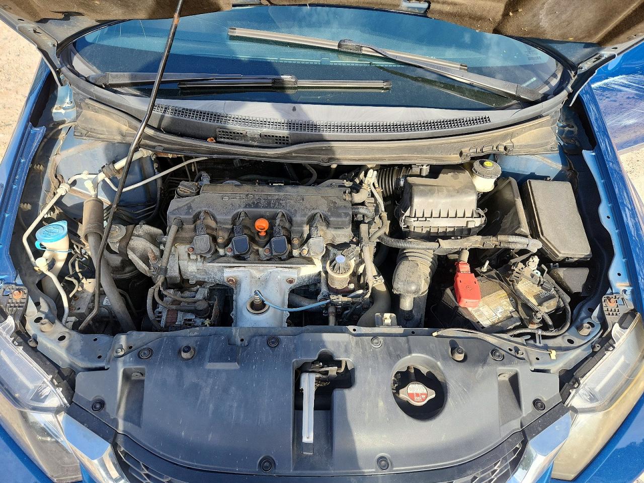 2014 Honda Civic Lx Blue vin: 2HGFB2F52EH518750