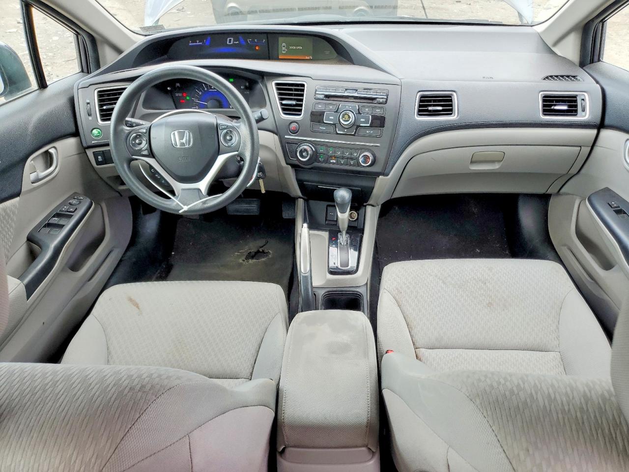 2014 Honda Civic Lx Gray vin: 2HGFB2F52EH521728