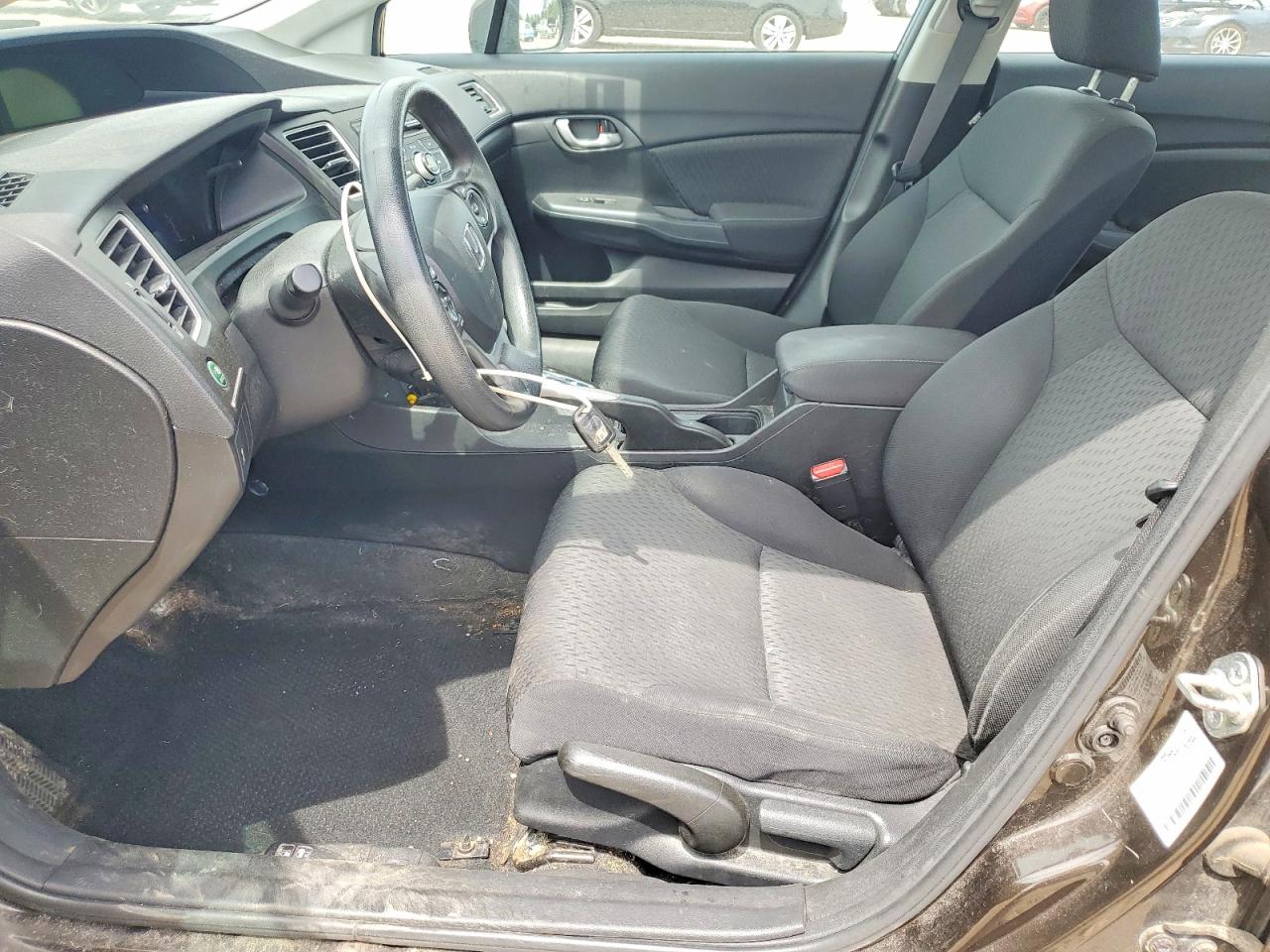 2014 Honda Civic Lx Brown vin: 2HGFB2F52EH527609