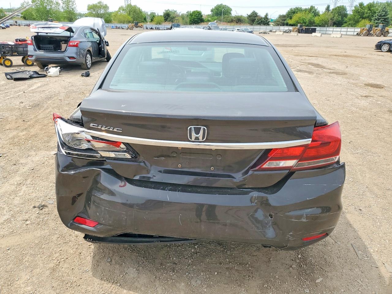 2014 Honda Civic Lx Brown vin: 2HGFB2F52EH527609