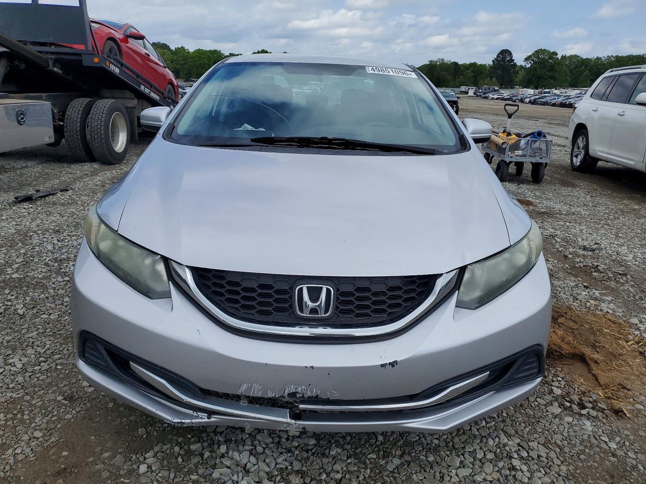 2014 Honda Civic Lx Silver vin: 2HGFB2F52EH529697