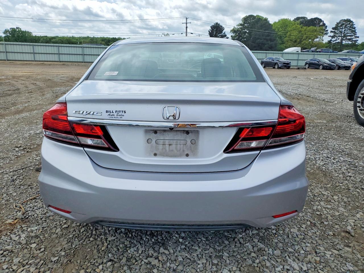 2014 Honda Civic Lx Silver vin: 2HGFB2F52EH529697