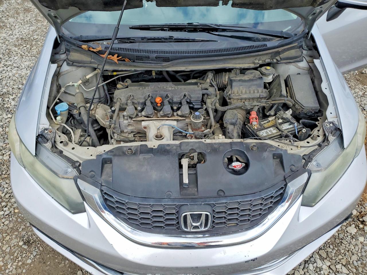 2014 Honda Civic Lx Silver vin: 2HGFB2F52EH529697